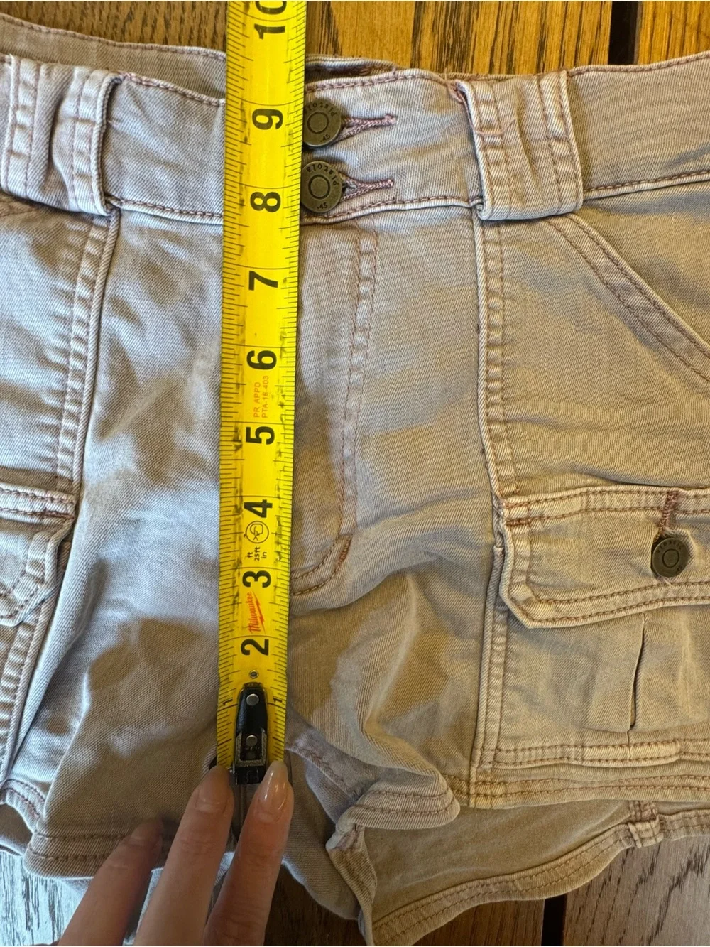 Pistola‎ Chester Cargo Shorts  Y2K Mauve Purple Brown Size Small 26